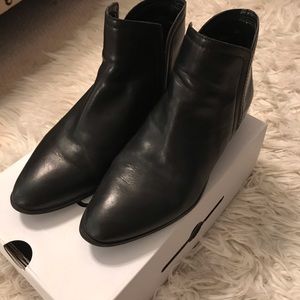 ALDO Leather Black Booties